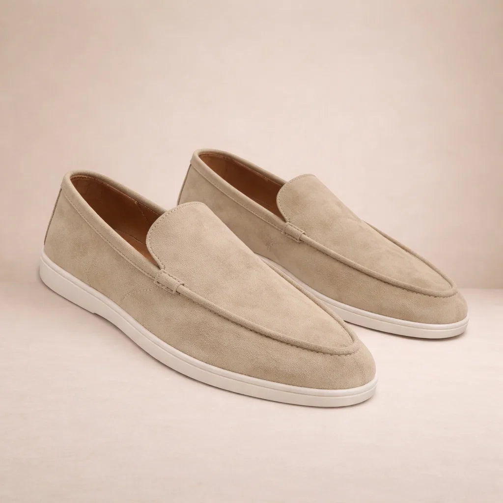 Men's Leather Slip-On Loafers