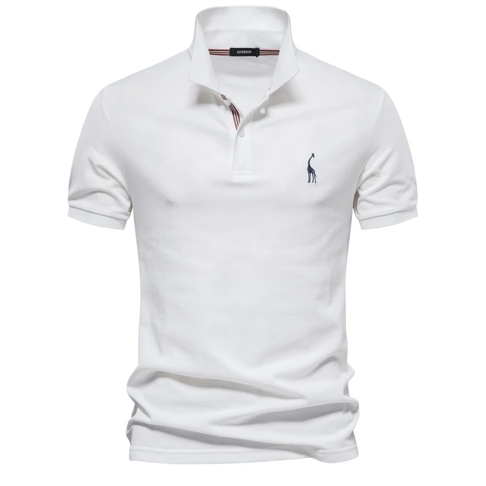 Men's Embroidered Classic Polo Shirt