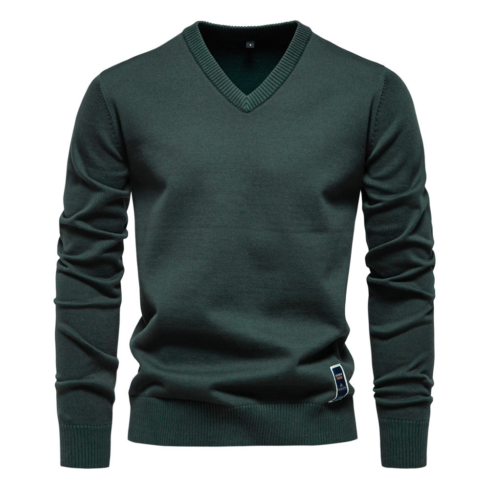 Wool V-Neck Sweater