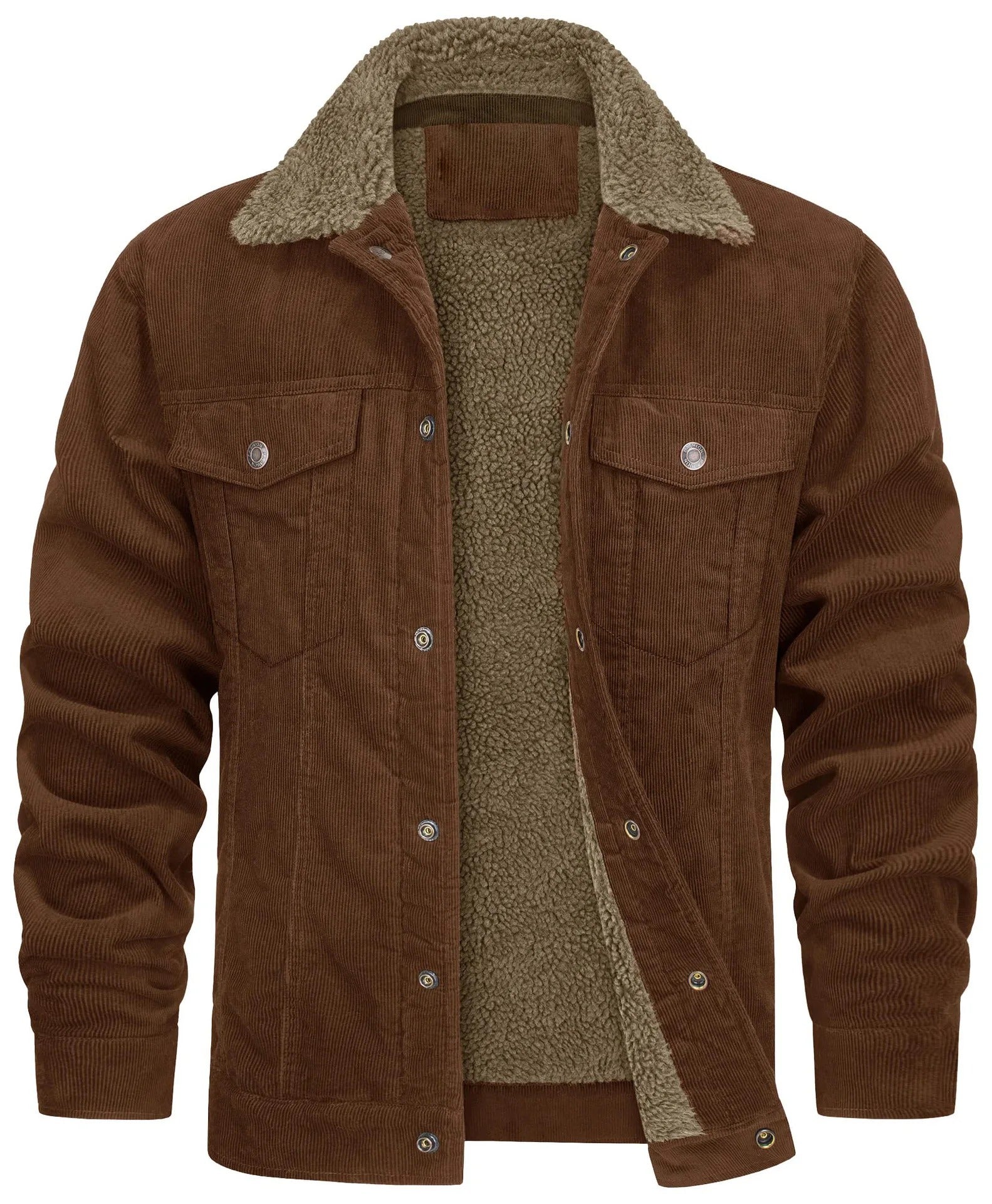 Sherpa Collar Corduroy Jacket