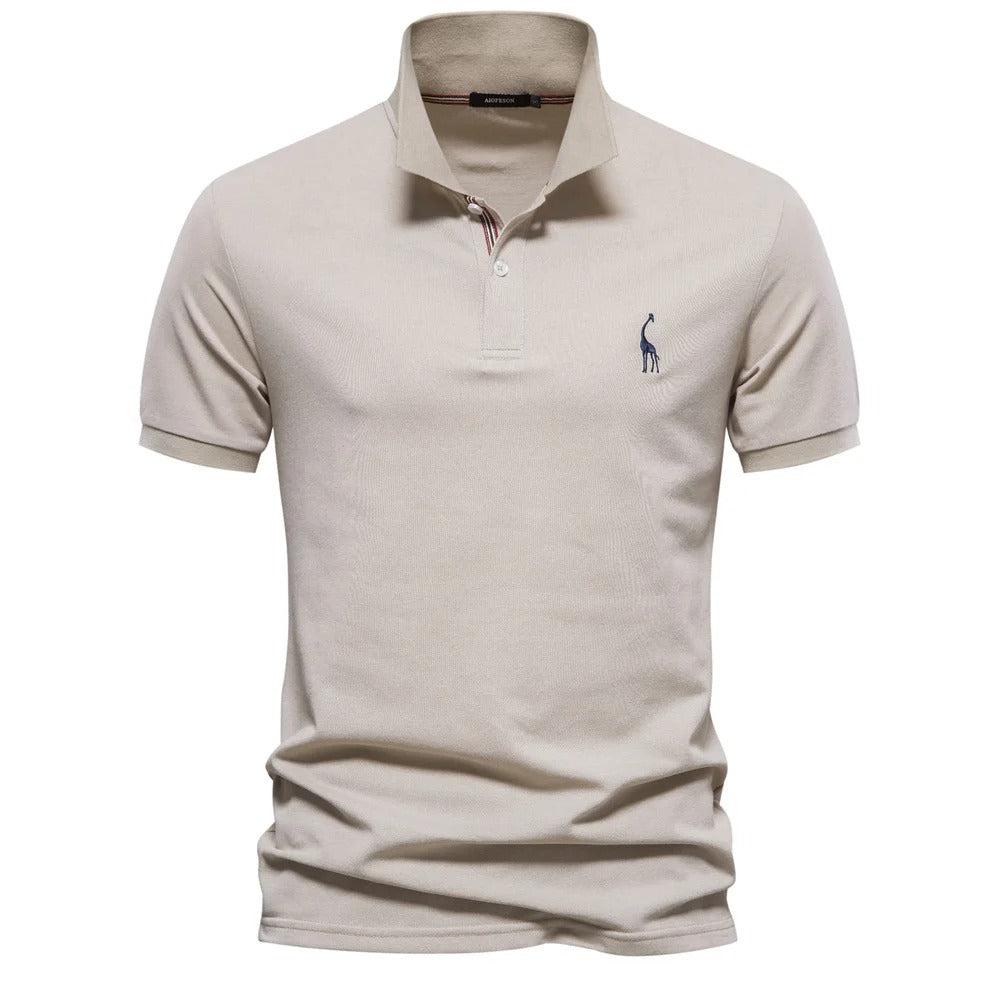 Men's Embroidered Classic Polo Shirt