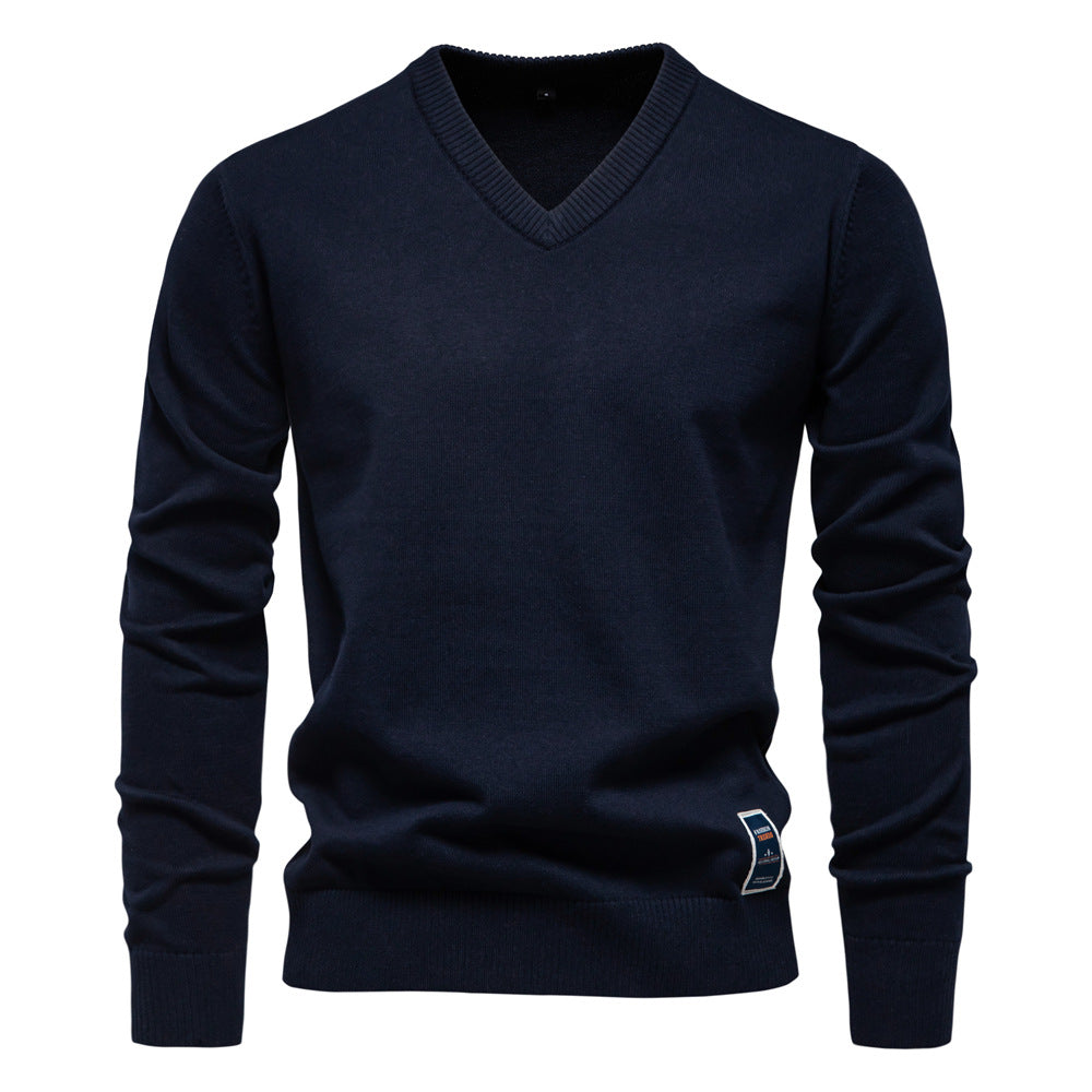 Wool V-Neck Sweater