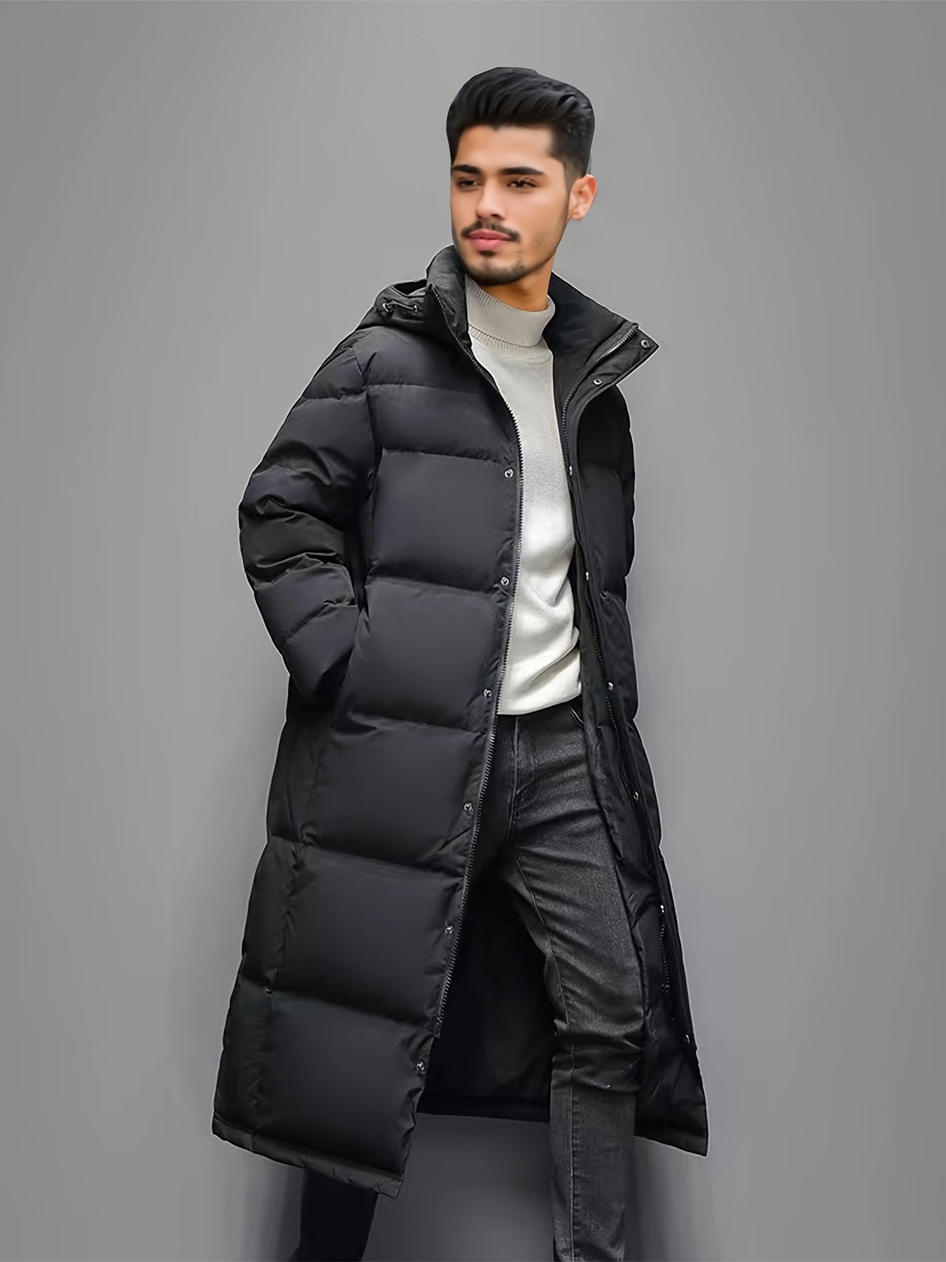 Quilted Hooded Puffer Coat