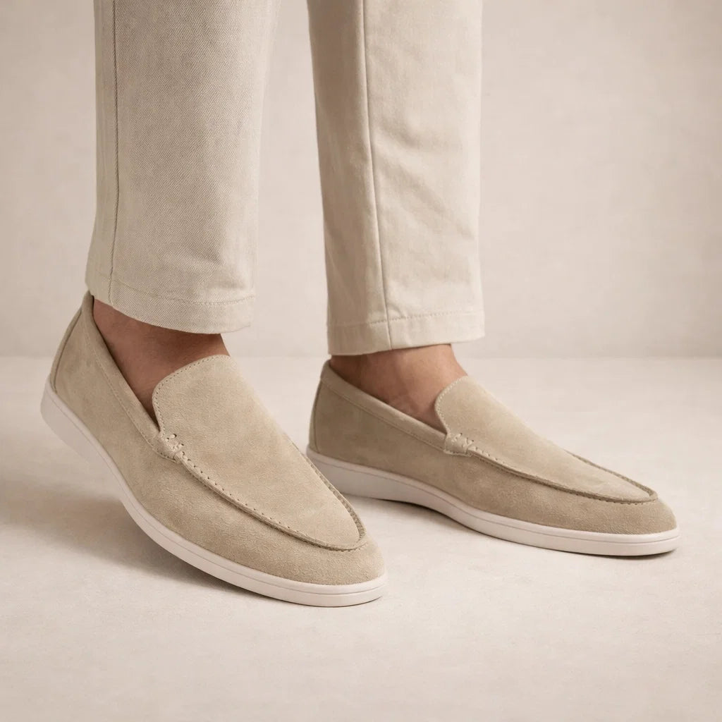 Men's Leather Slip-On Loafers