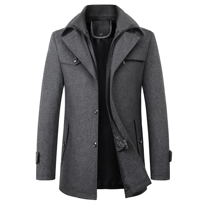 Men's Mid-Length Pea Coat