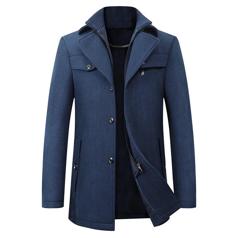Men's Mid-Length Pea Coat