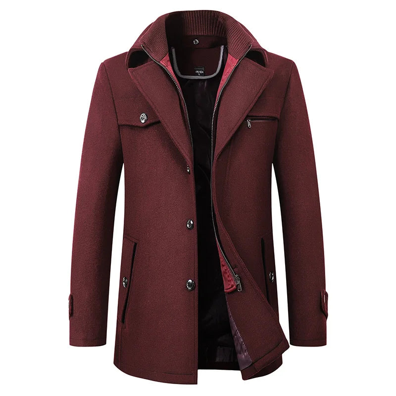 Men's Mid-Length Pea Coat