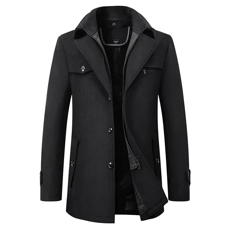 Men's Mid-Length Pea Coat