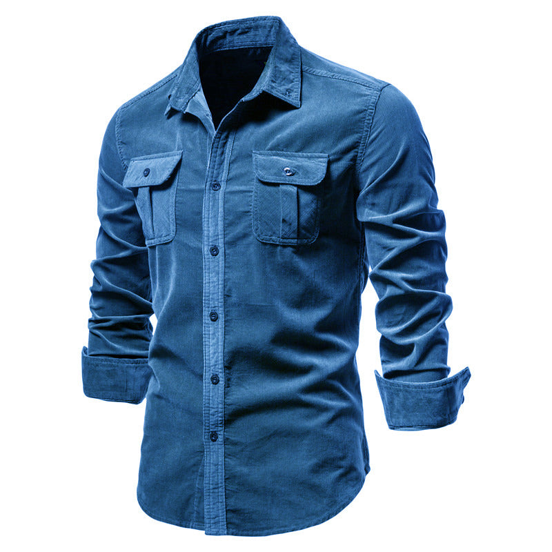 Men's Slim Fit Long Sleeve Shirt