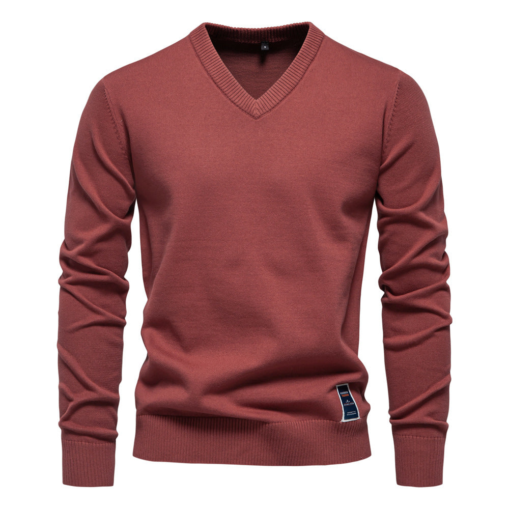 Wool V-Neck Sweater