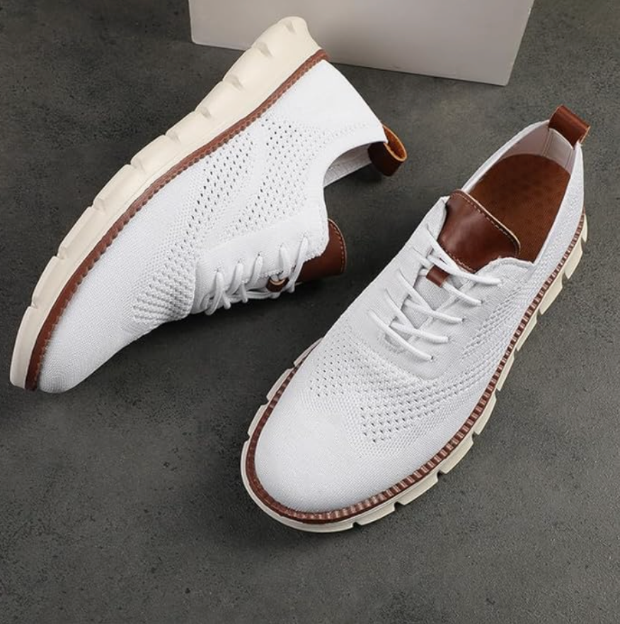 Men's Casual Trainers with Lace-Up Design