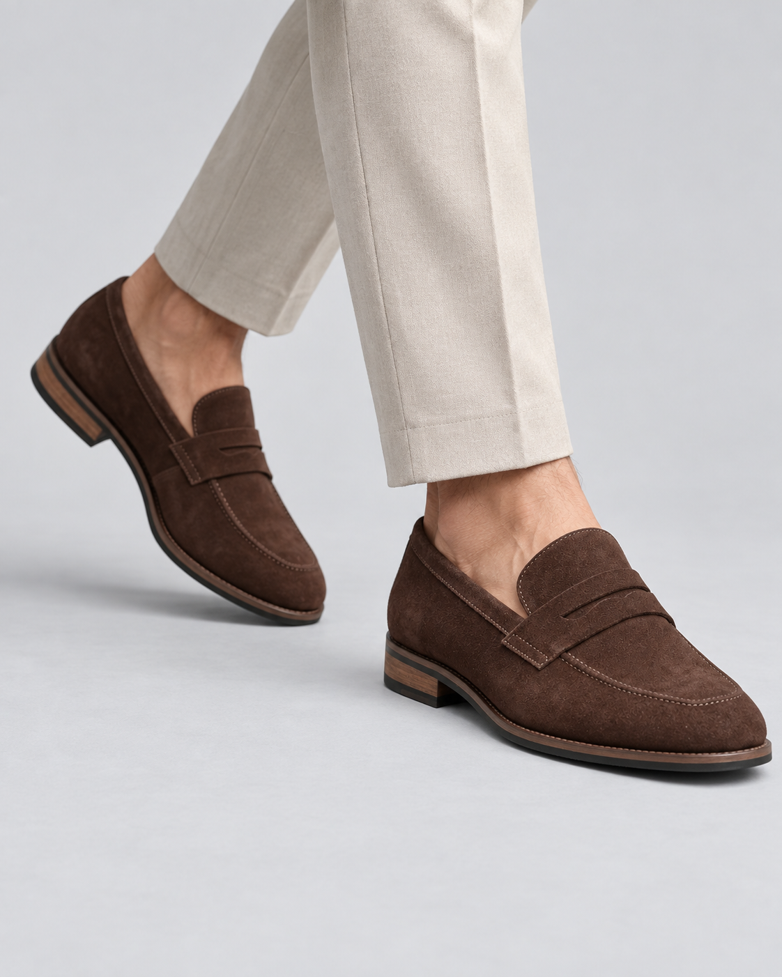 Men's Elegant Loafers Slip-On Dress Shoes