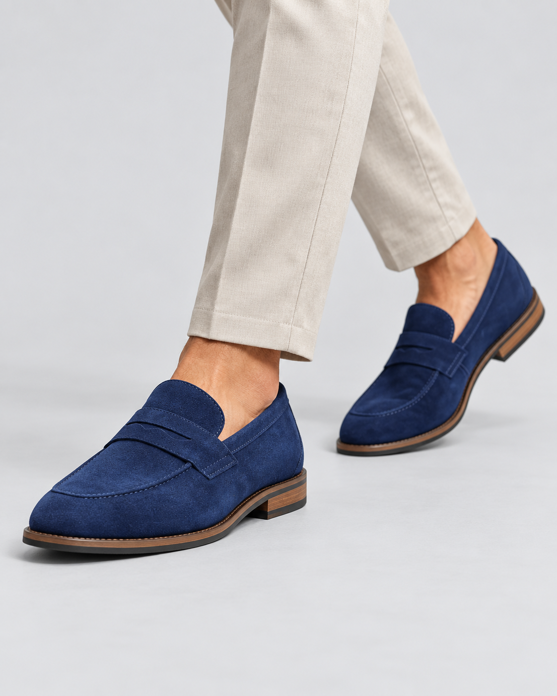 Men's Elegant Loafers Slip-On Dress Shoes