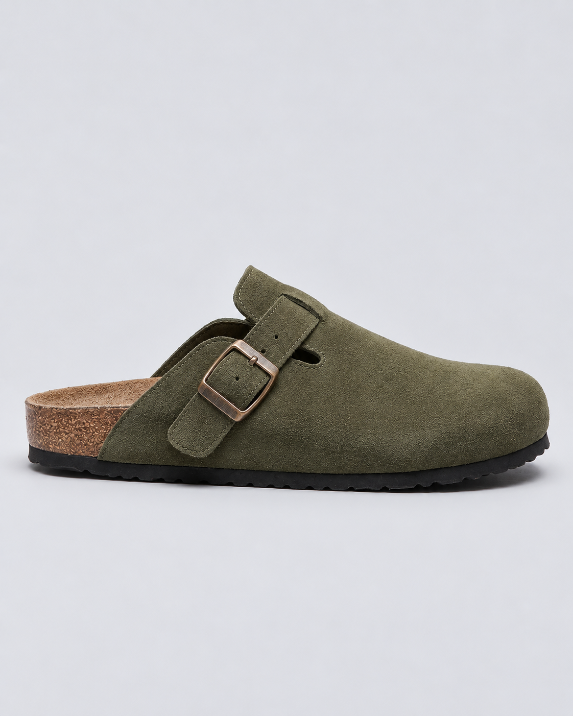 Men's Soft Suede Clogs | Adjustable Comfortable Slip-On Shoes