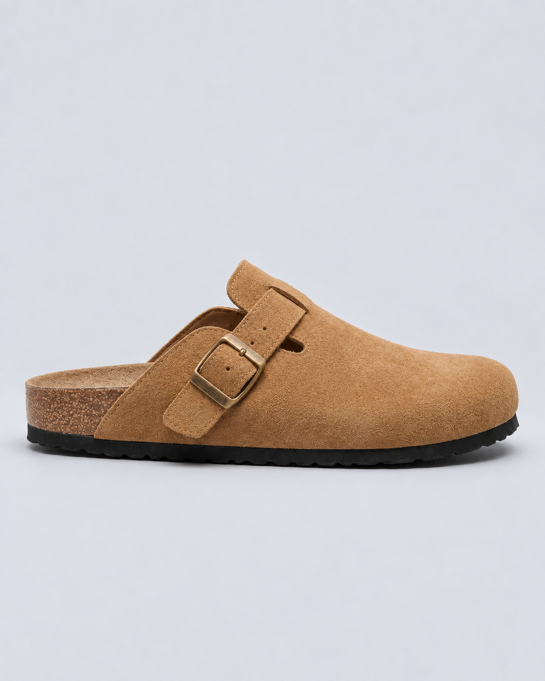 Men's Soft Suede Clogs | Adjustable Comfortable Slip-On Shoes