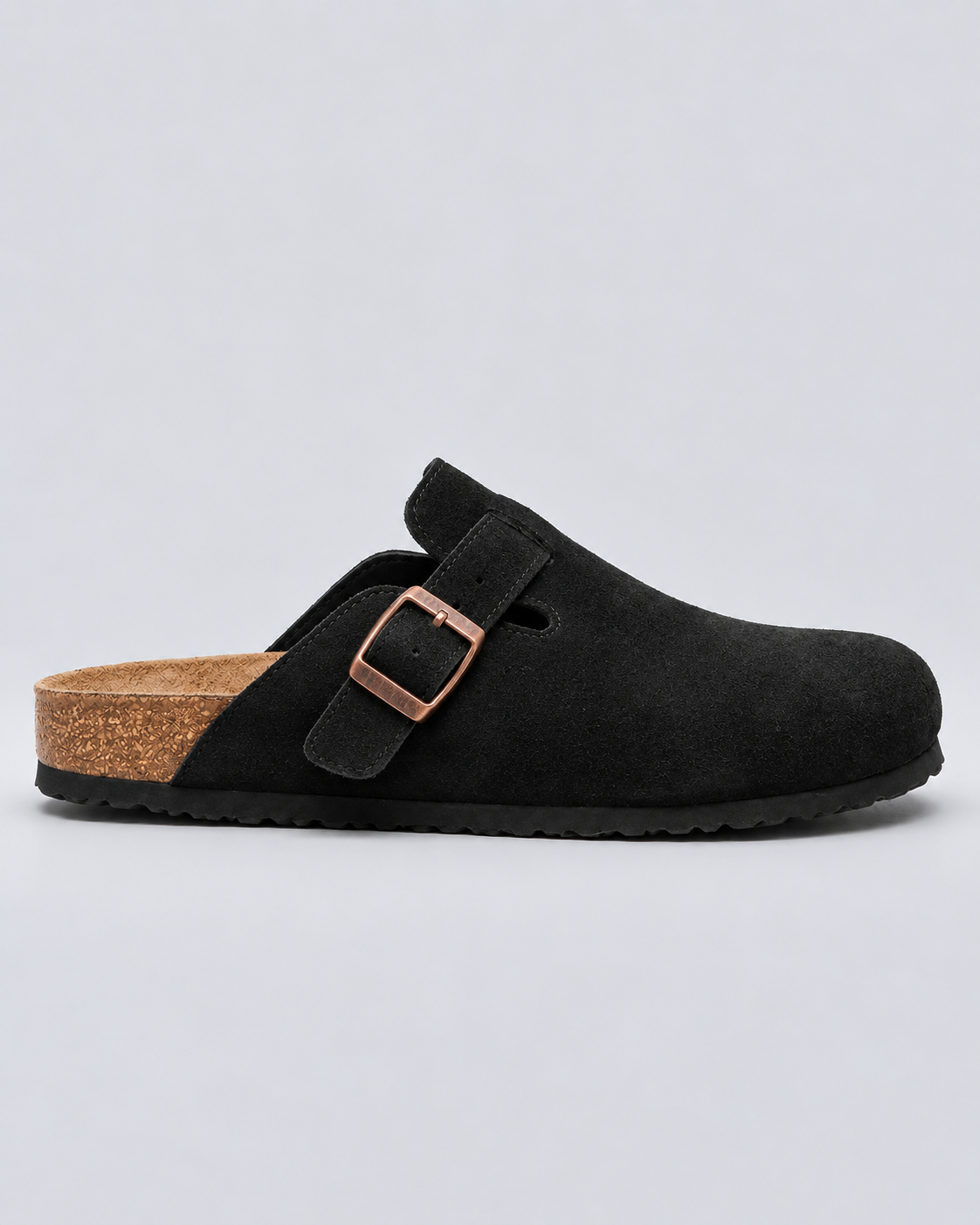 Men's Soft Suede Clogs | Adjustable Comfortable Slip-On Shoes