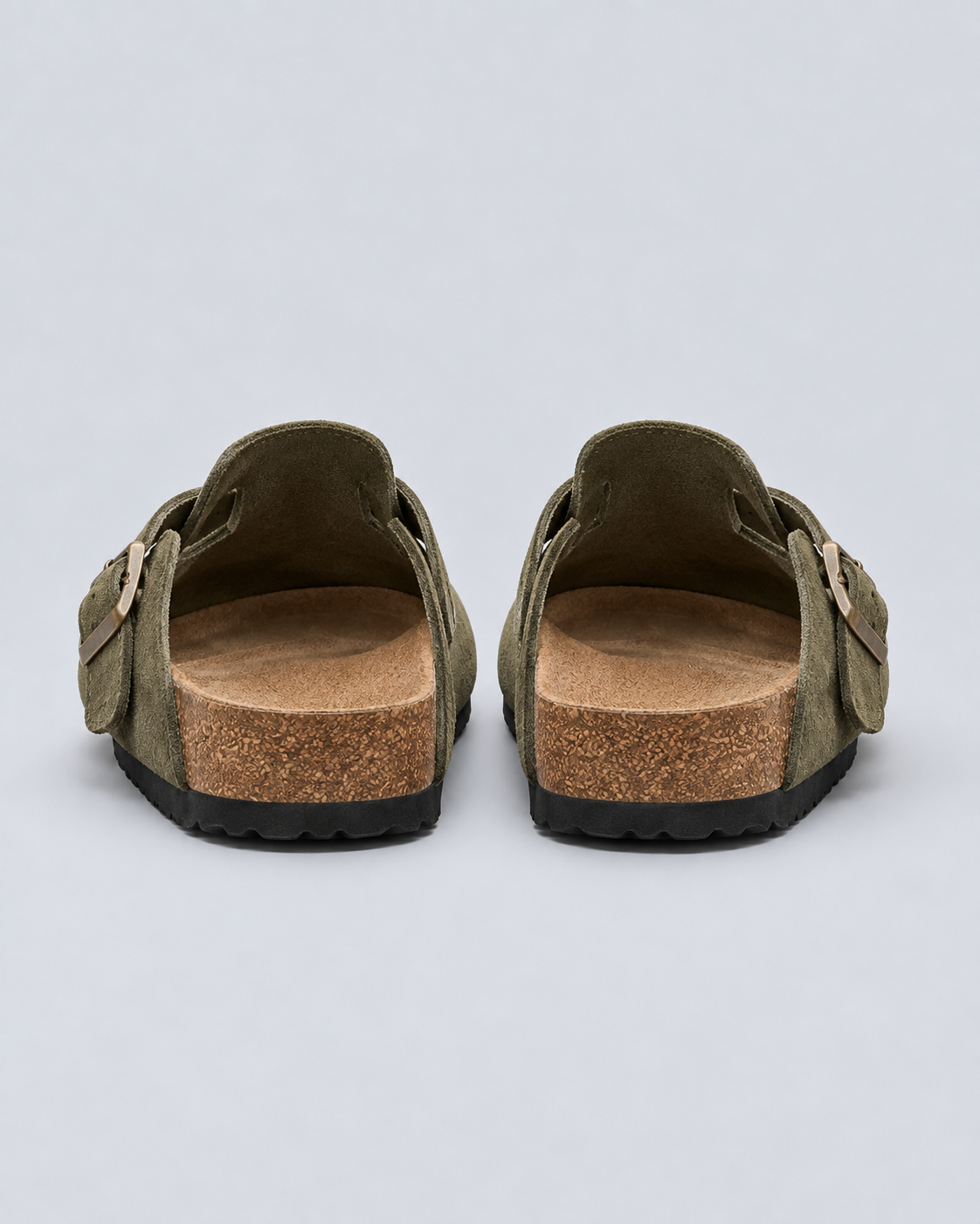 Men's Soft Suede Clogs | Adjustable Comfortable Slip-On Shoes