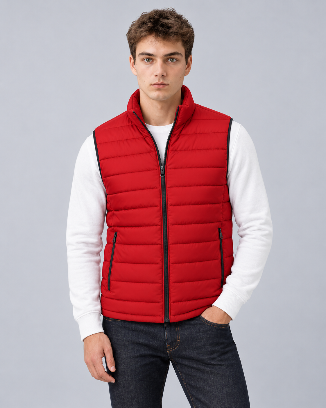 Men's Lightweight Gilet | Full-Length Zip Layering Bodywarmer