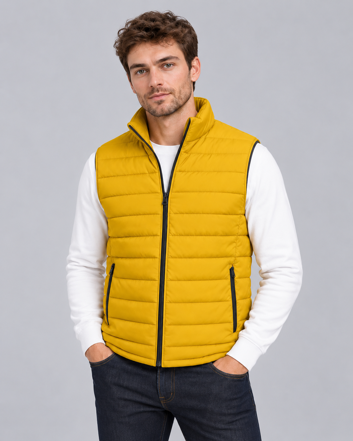 Men's Lightweight Gilet | Full-Length Zip Layering Bodywarmer