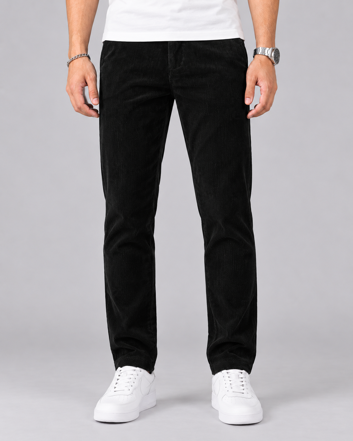 Men's Durable Corduroy Pants | Slim Fit Casual Trousers for Every Occasion