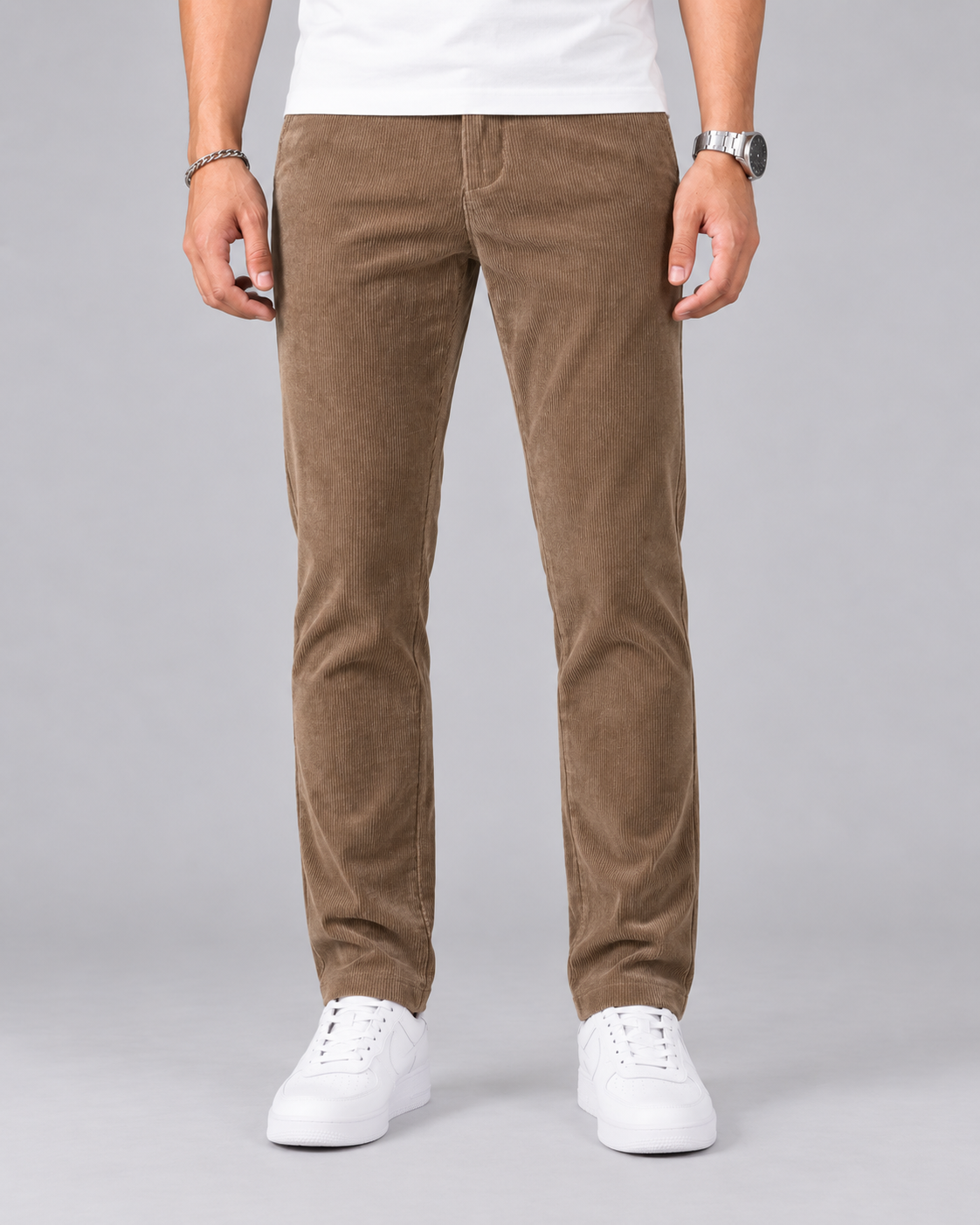 Men's Durable Corduroy Pants | Slim Fit Casual Trousers for Every Occasion