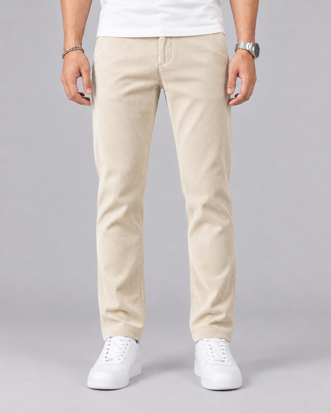 Men's Durable Corduroy Pants | Slim Fit Casual Trousers for Every Occasion