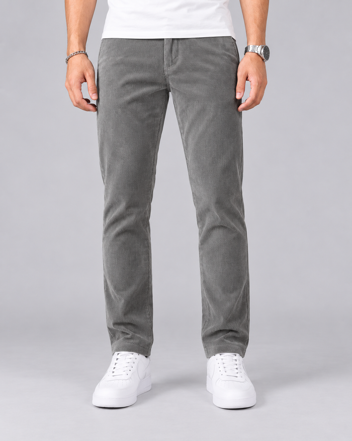 Men's Durable Corduroy Pants | Slim Fit Casual Trousers for Every Occasion