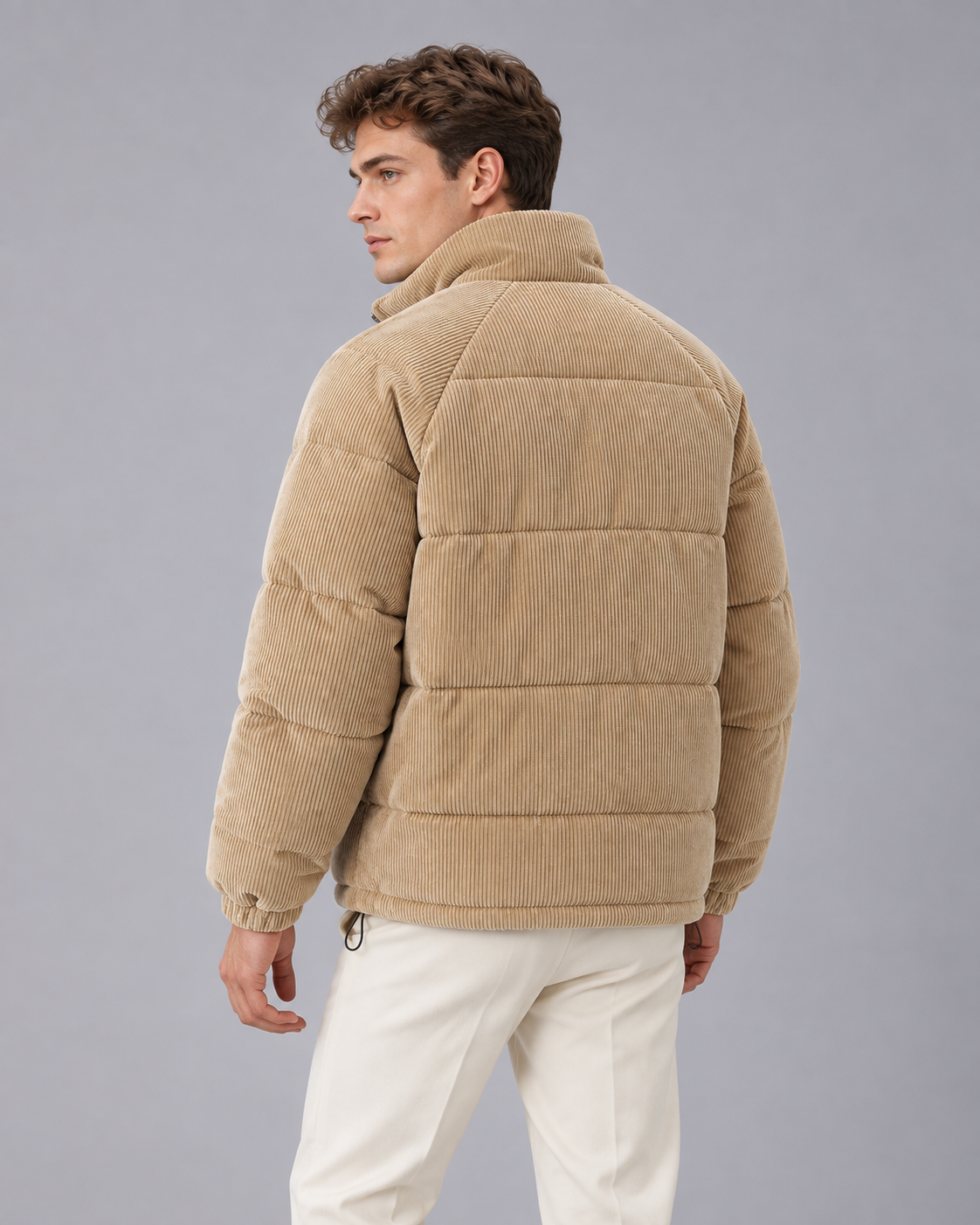 Men's Corduroy Jacket | Coat with Full-Zip and Deep Pockets
