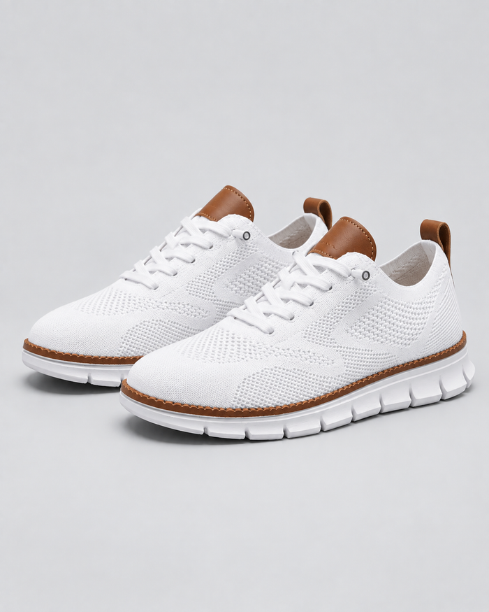 Men's Breathable Mesh Trainers with Lightweight Cushioned Sole | Walking Shoes