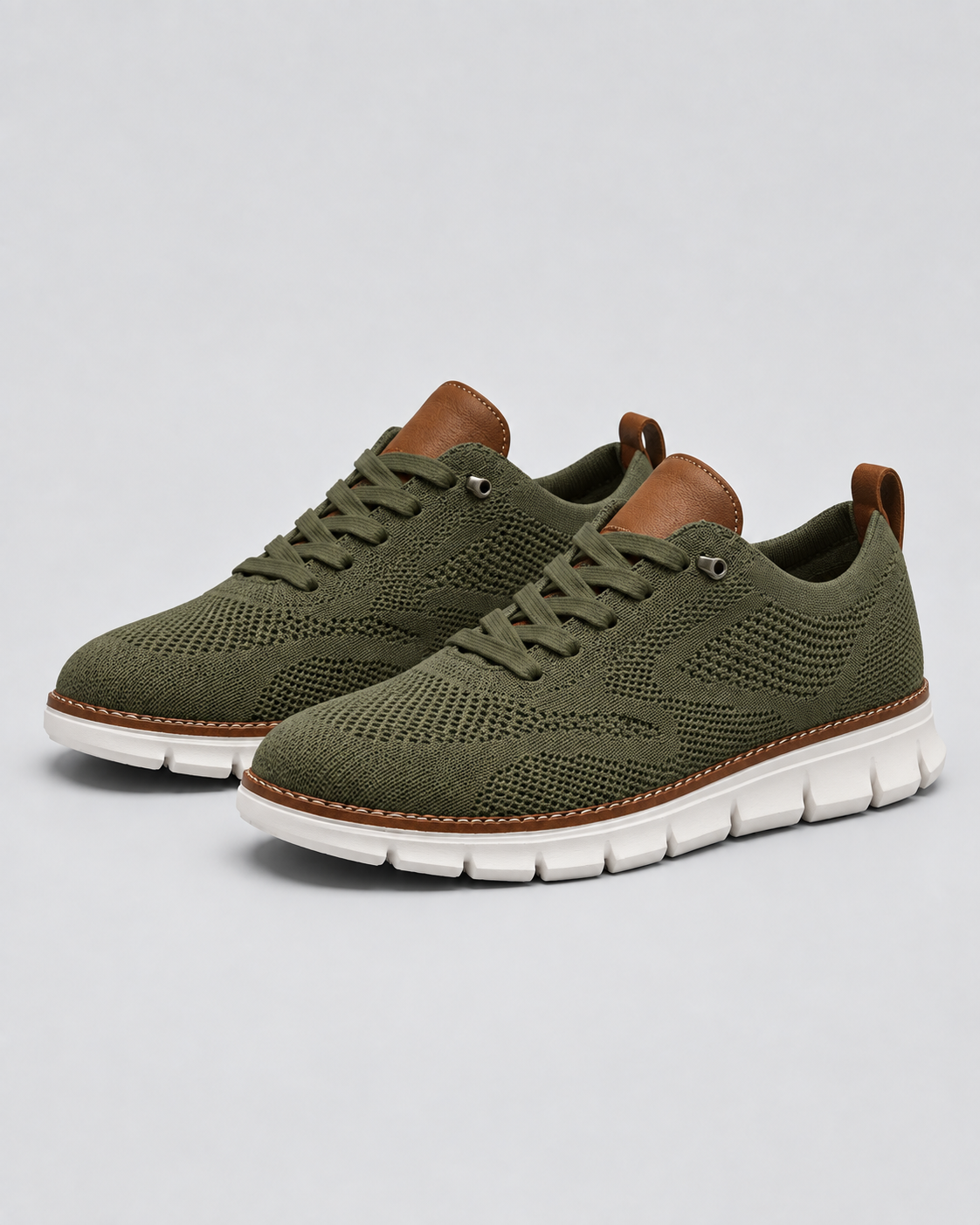 Men's Breathable Mesh Trainers with Lightweight Cushioned Sole | Walking Shoes