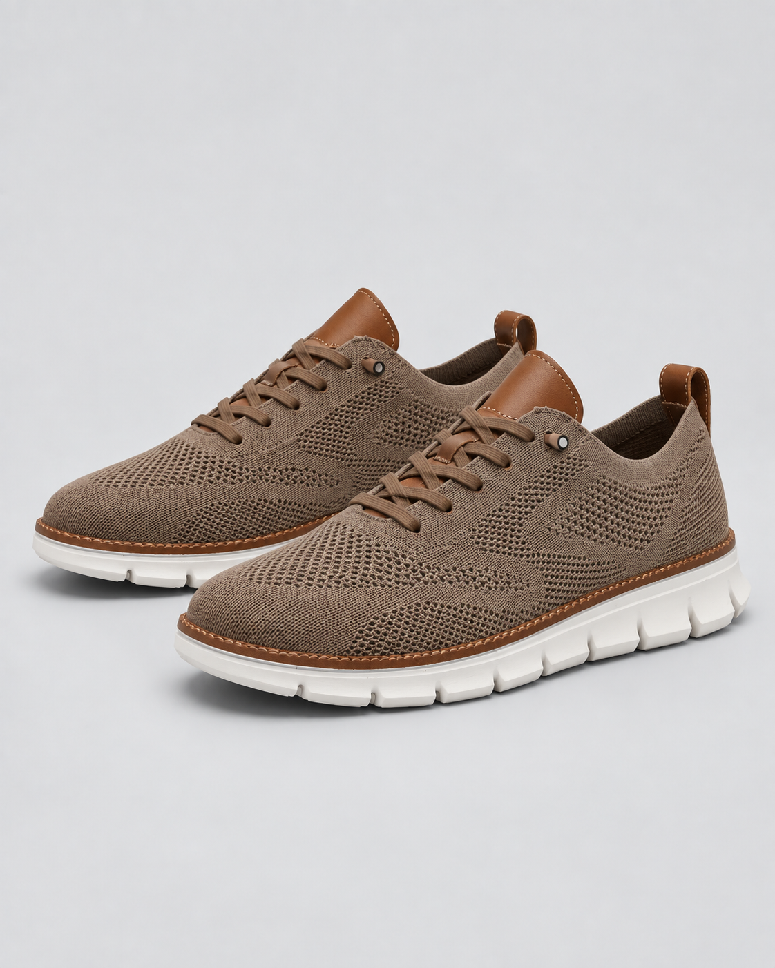 Men's Breathable Mesh Trainers with Lightweight Cushioned Sole | Walking Shoes