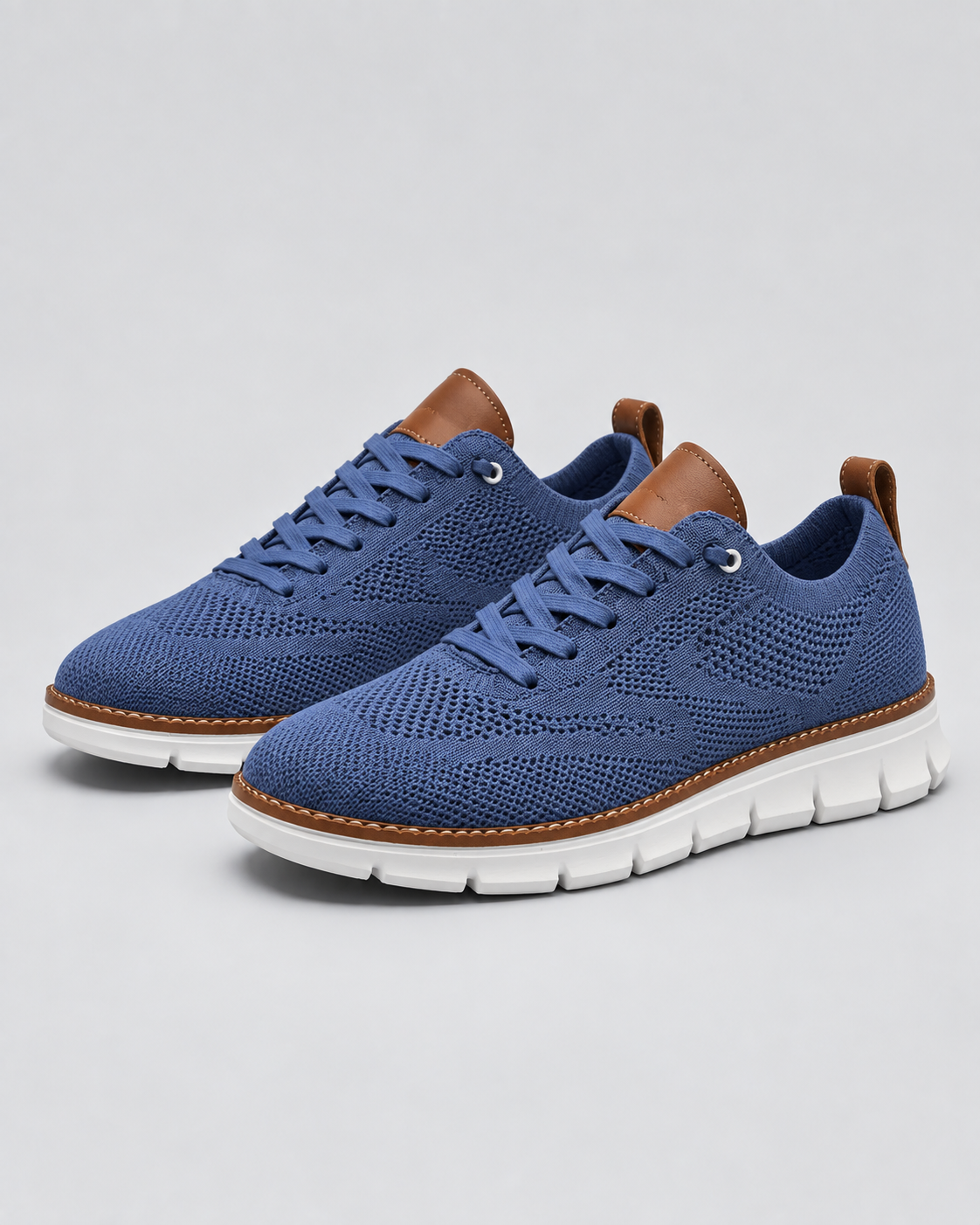 Men's Breathable Mesh Trainers with Lightweight Cushioned Sole | Walking Shoes