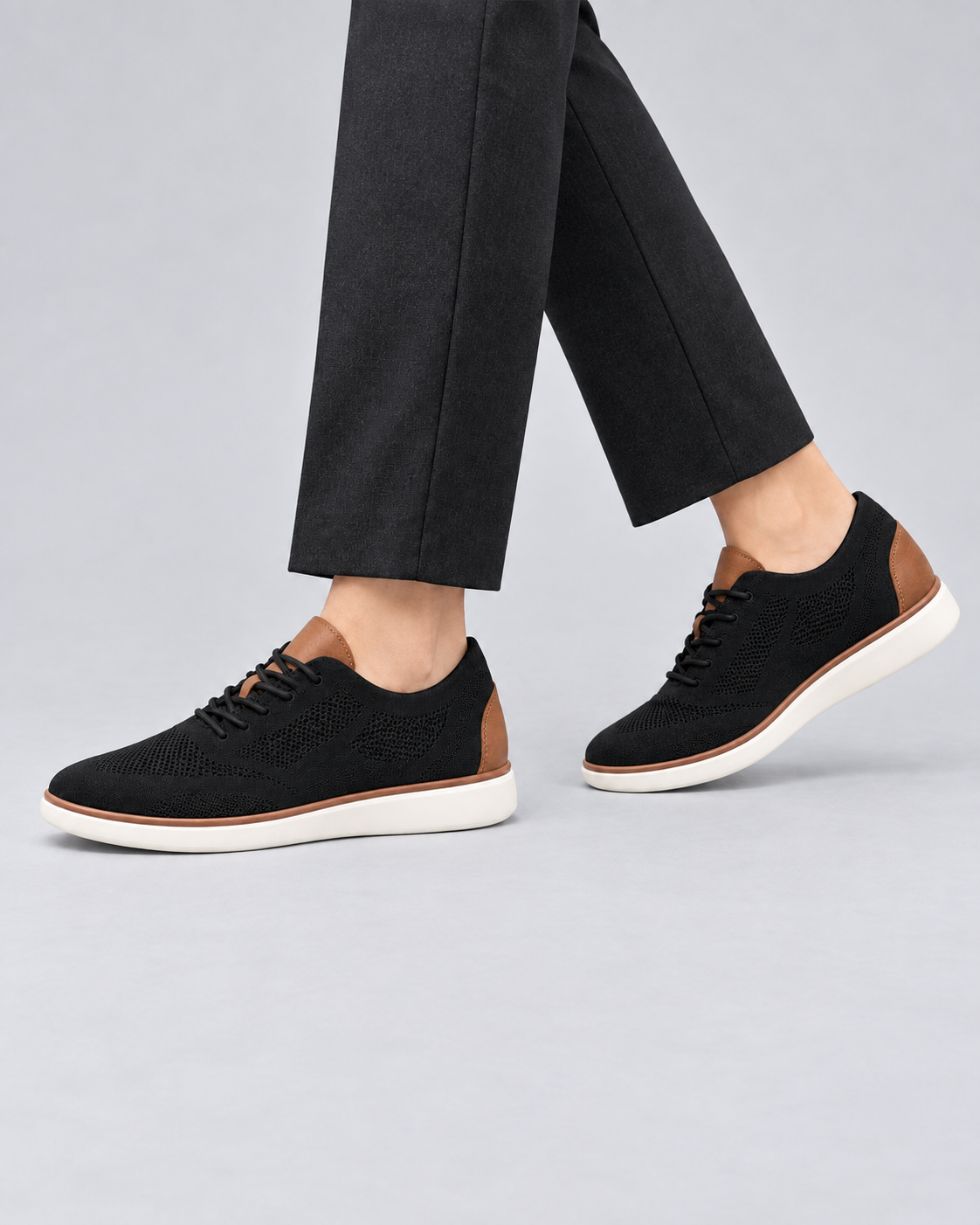 Men's Lightweight Air-Mesh Trainers with Cushioned Sole
