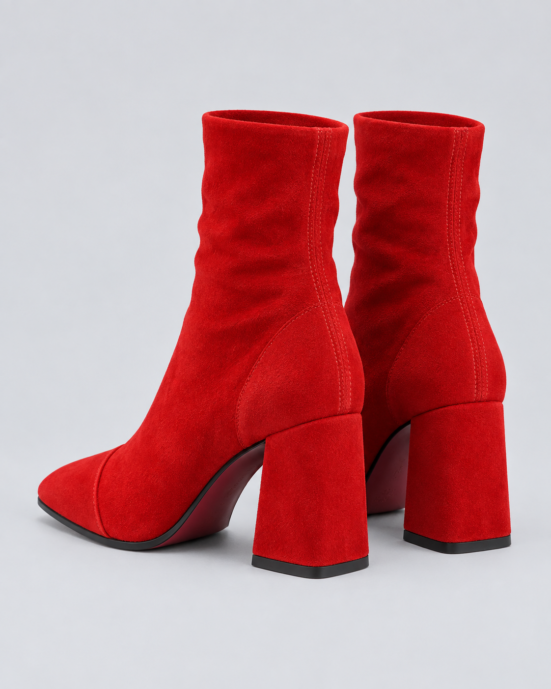 Women's Chic Ankle Boots with Block Heel & Leopard Print Toe