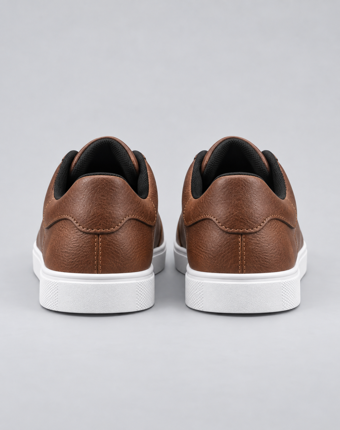 Men's Leather Lace-Up Low-Top Trainers | Casual Sneakers