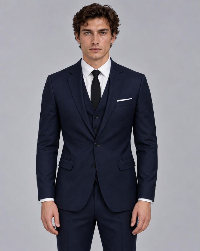 Men's Three-Piece Tailored Suit