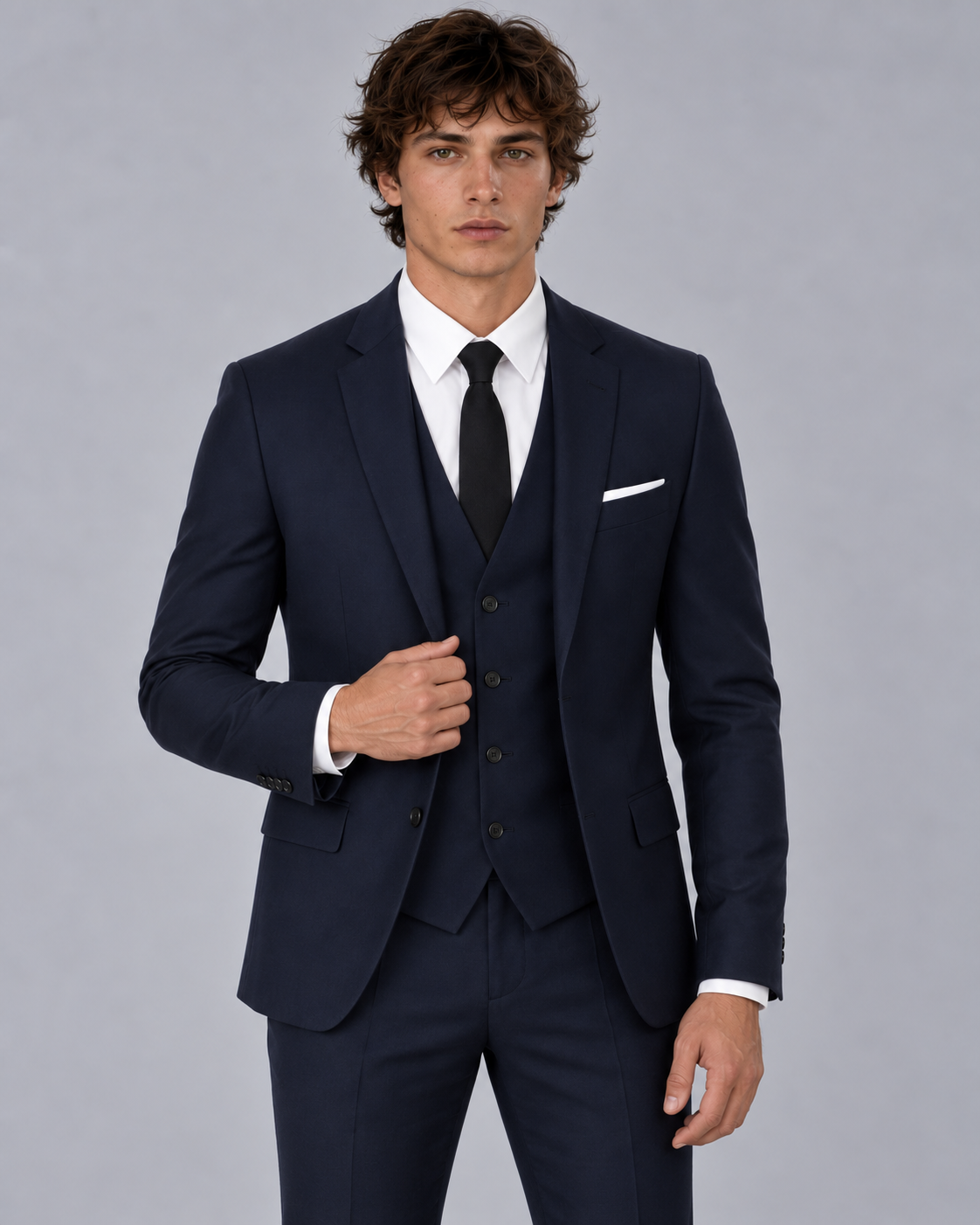 Men's Three-Piece Tailored Suit