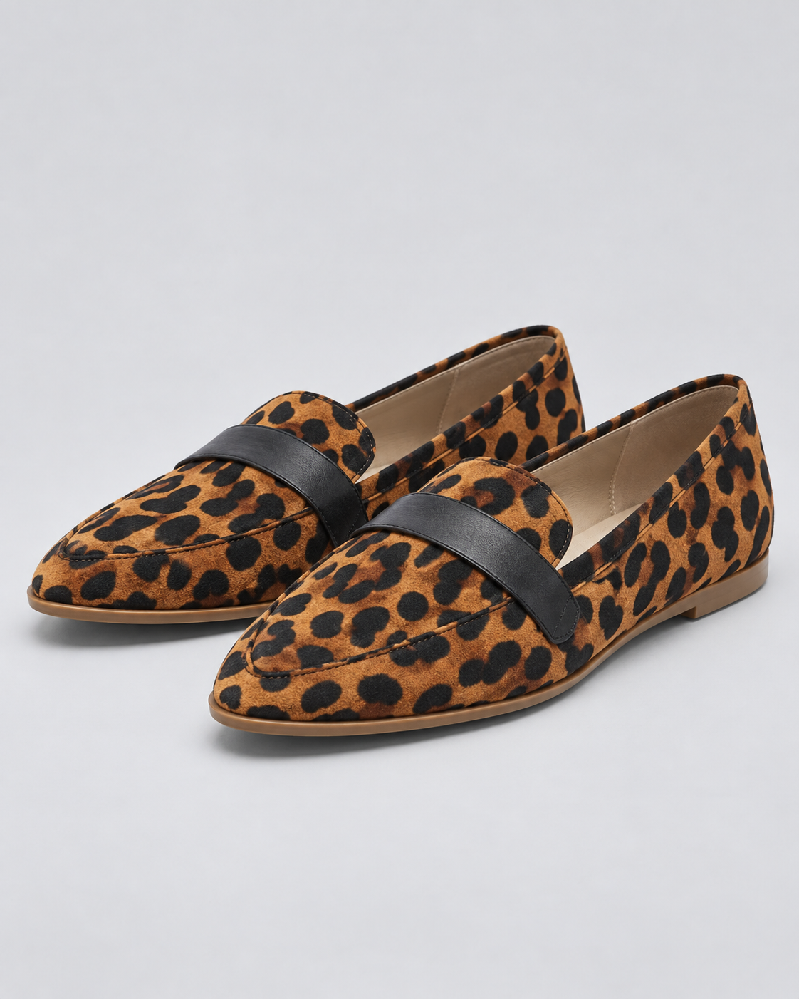 Women's Suede Pointed Toe Loafers | Slip-On Style