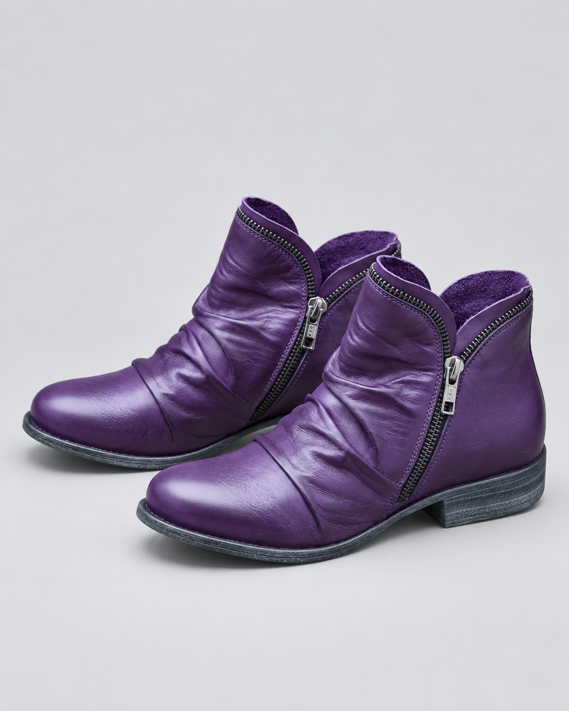 Women's Support Leather Ankle Boots