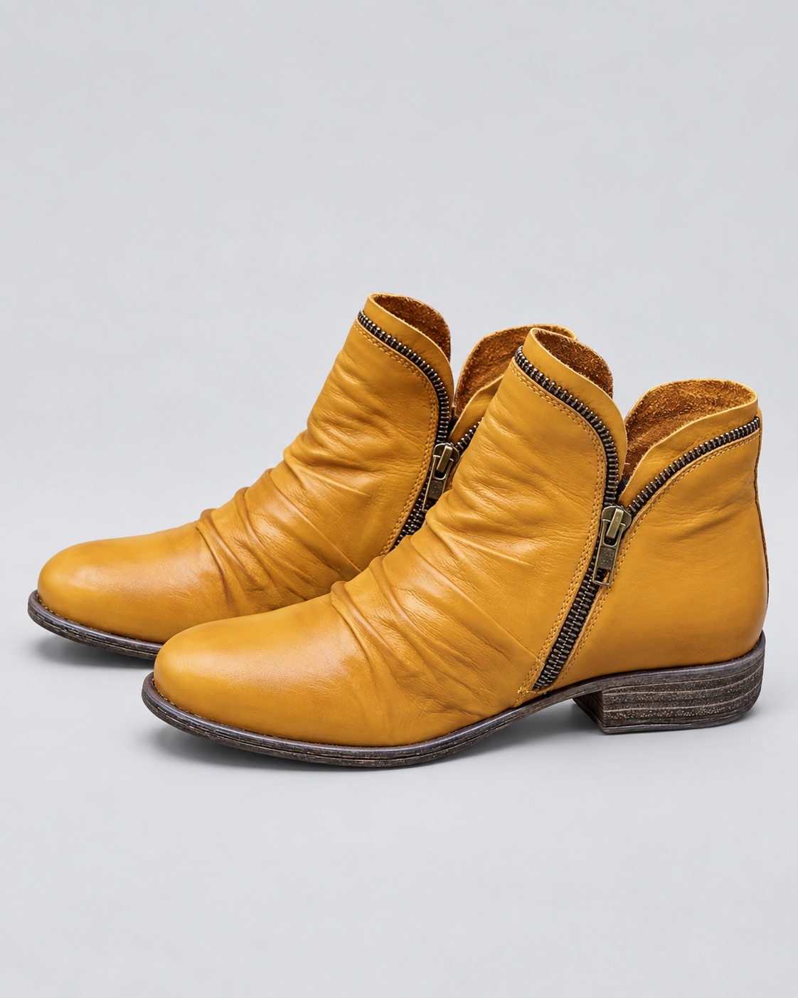 Women's Support Leather Ankle Boots