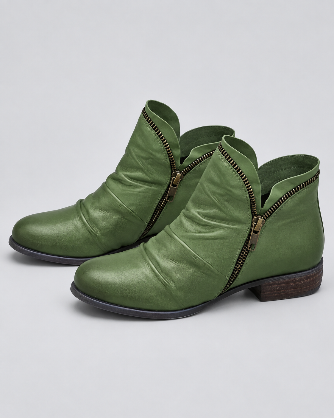 Women's Support Leather Ankle Boots
