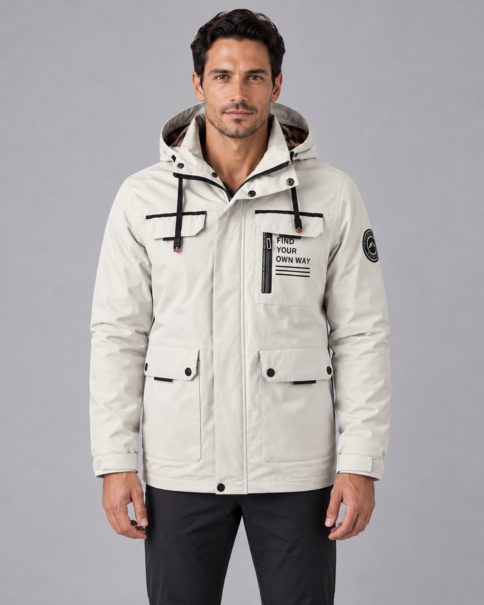 Men's Parka Hooded Jacket | Waterproof Winter Coat