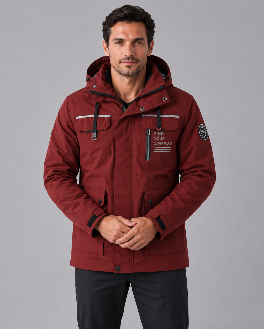 Men's Parka Hooded Jacket | Waterproof Winter Coat