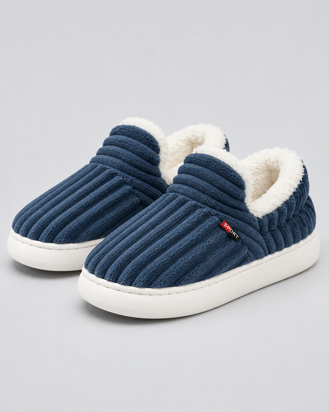 Unisex Orthopedic Plush House Slippers