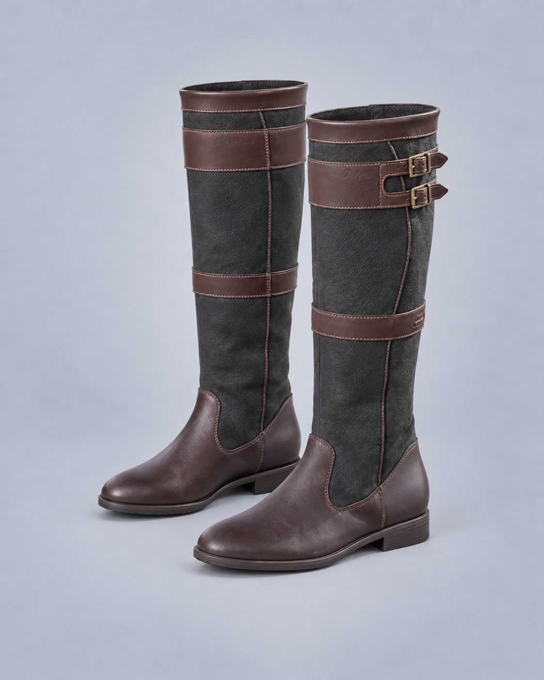 Women's Waterproof Leather Knee-High Boots