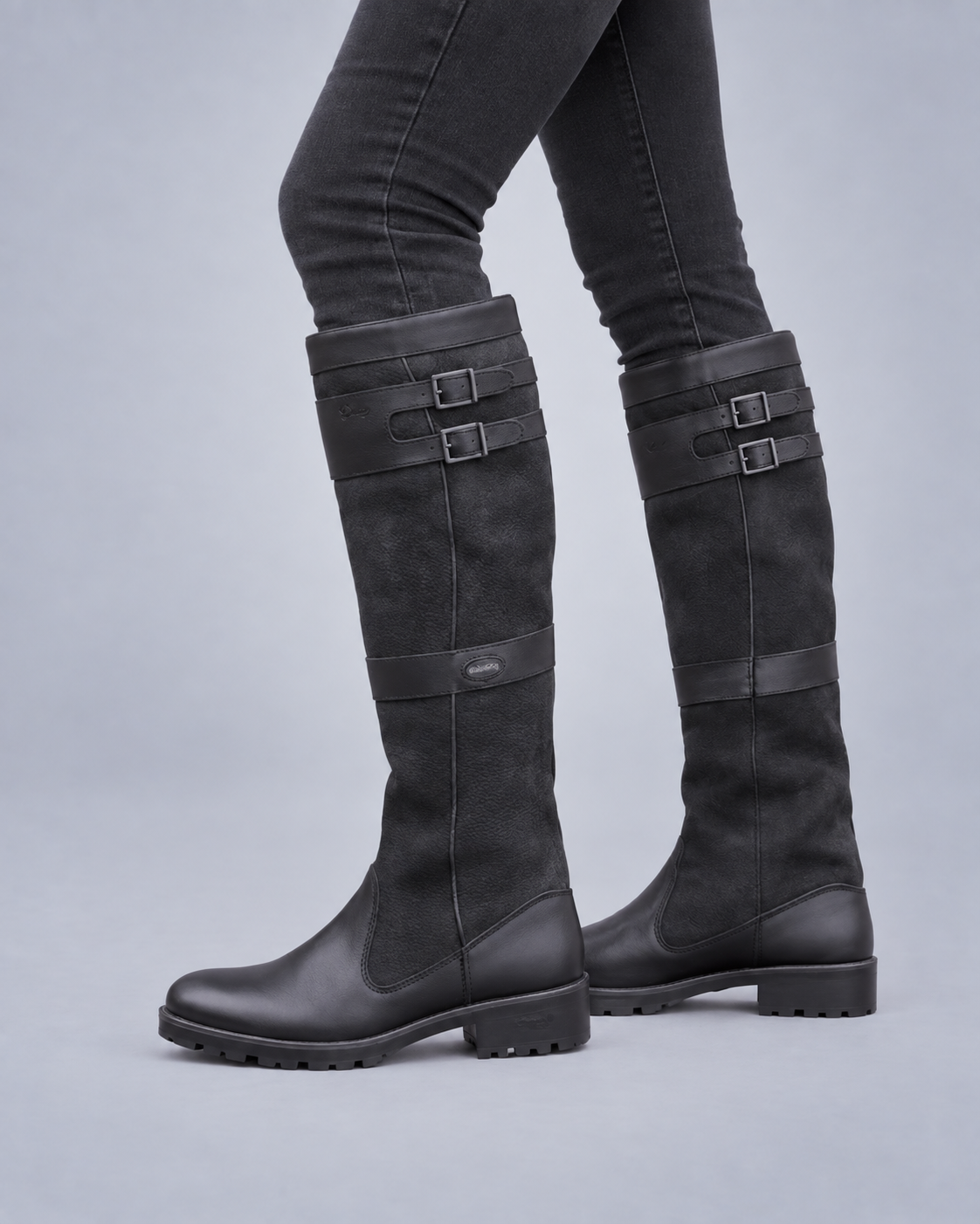 Women's Waterproof Leather Knee-High Boots