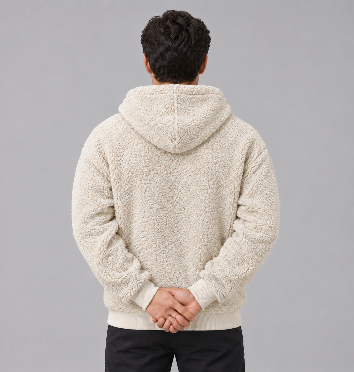 Men's Fleece Pullover Hoodie | Kangaroo Pockets with Drawstring Hood
