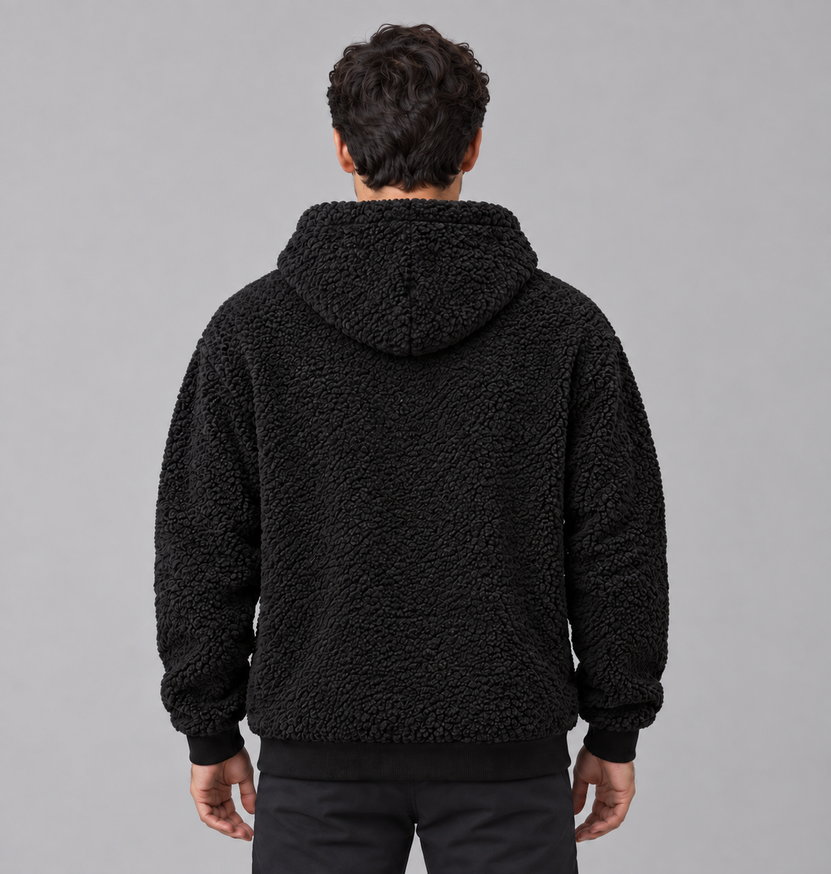 Men's Fleece Pullover Hoodie | Kangaroo Pockets with Drawstring Hood