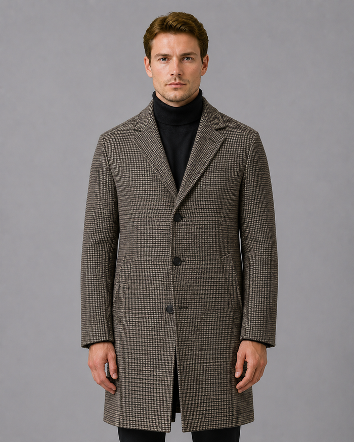 Men's Classic Overcoat | Winter Jacket