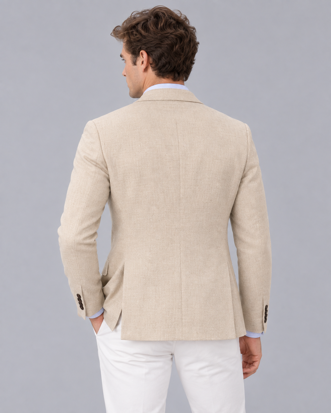 Men's Soft Knit Blazer Jacket | Tailored Fit